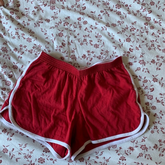 campus crew Pants - red shorts